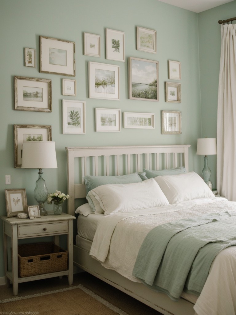 Transforming Your Apartment into a Shabby Chic Gallery Wall: Create a Serene Oasis