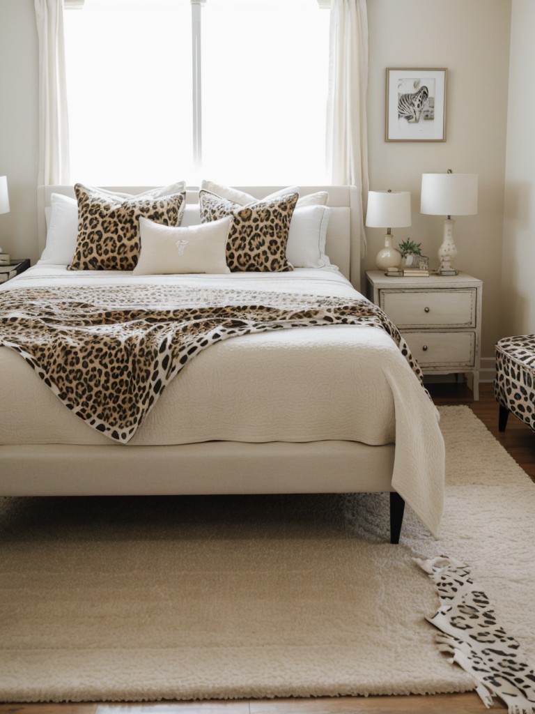 Chic Apartment Retreat: Animal Print Accent Inspiration