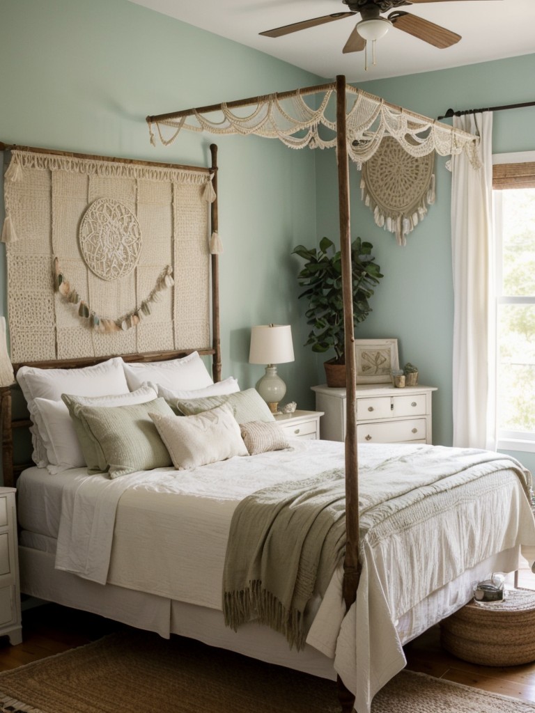 Boho-Chic Bedroom: Cozy Textiles and Eclectic Patterns