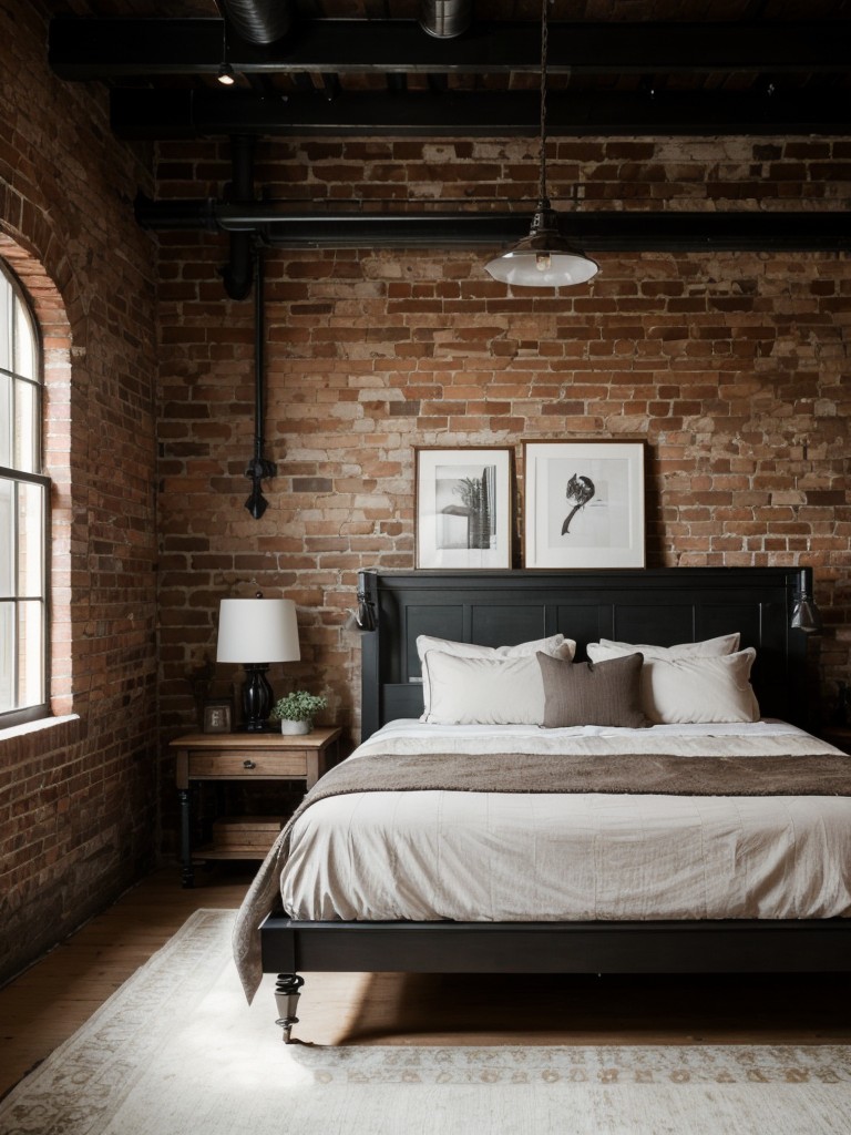 Industrial Chic: Elevate Your Apartment with Exposed Brick & Minimalist Vibes