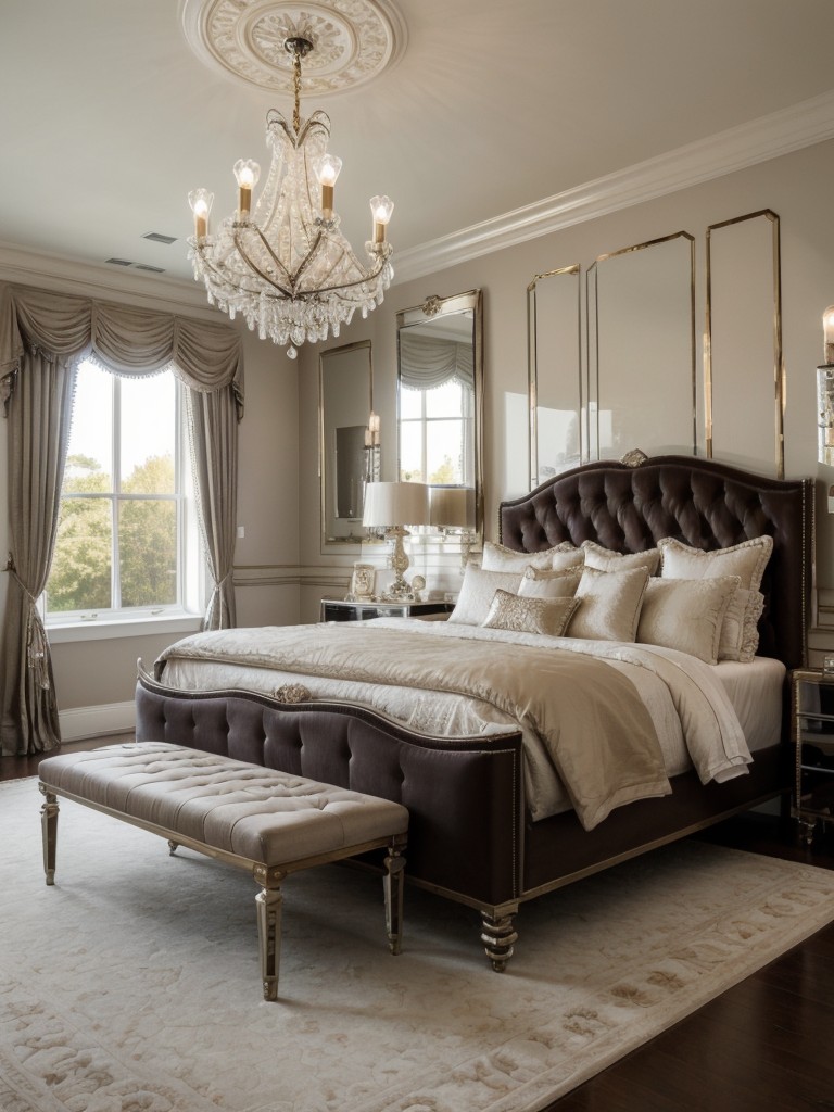 Victorian-inspired Bedroom: Glamorous Hollywood Style