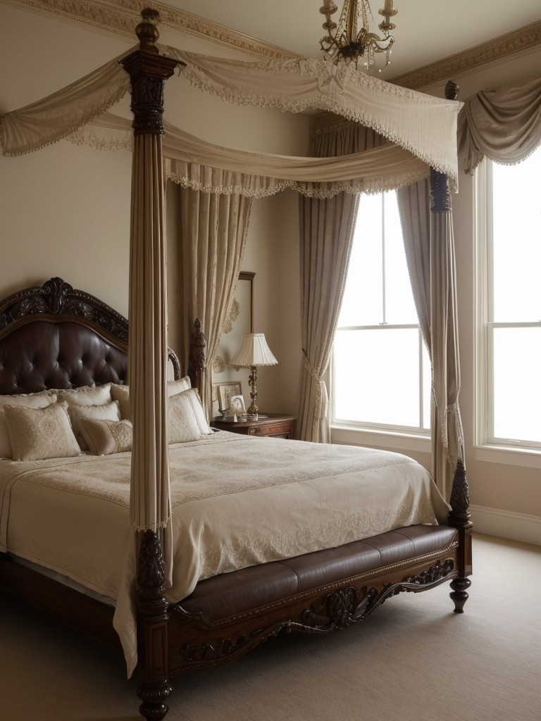 Regal Victorian Bedroom Retreat: Elegant and Romantic Inspiration