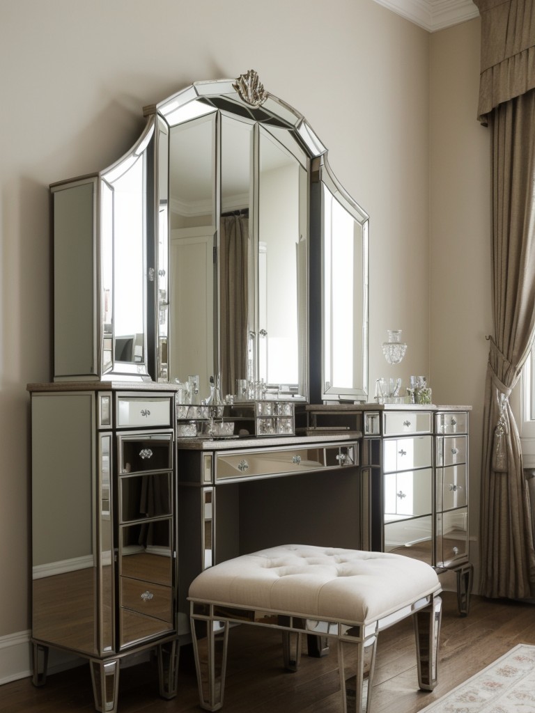 Glam up Your Bedroom with Victorian Charm & Mirrored Furniture.