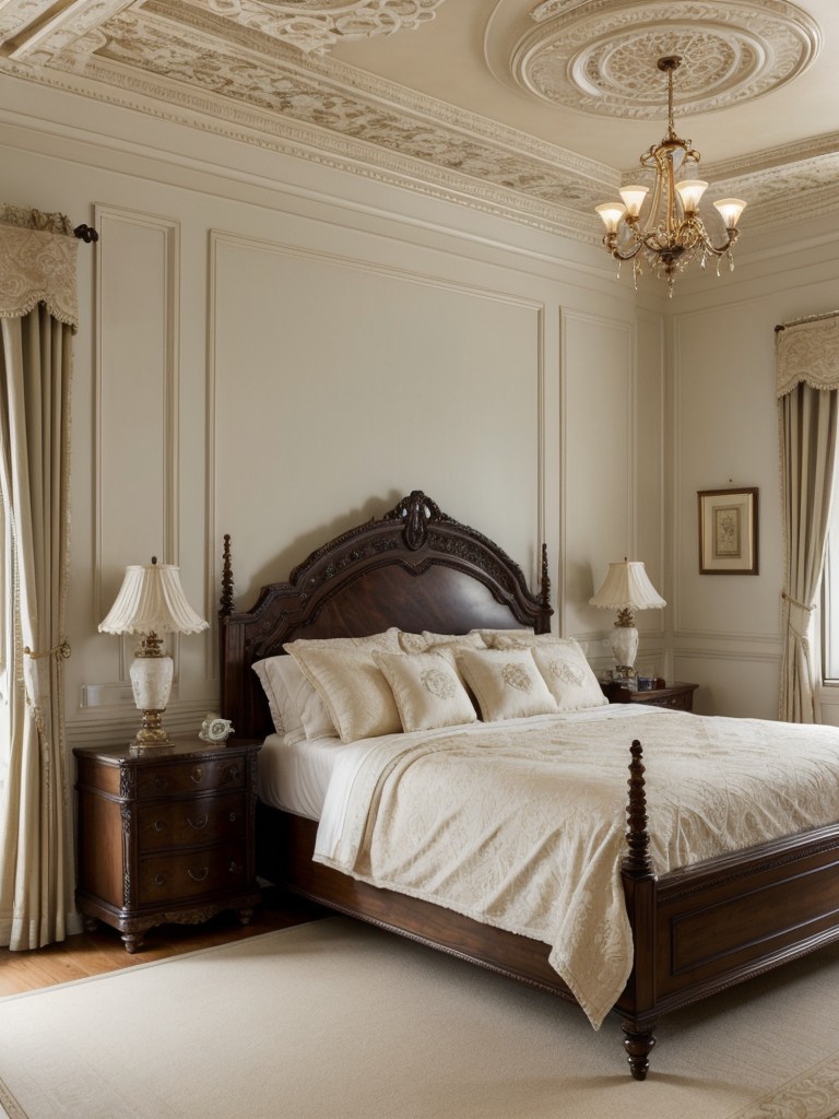 Victorian-Inspired Bedroom: Elevate Your Decor with Ornate Details!