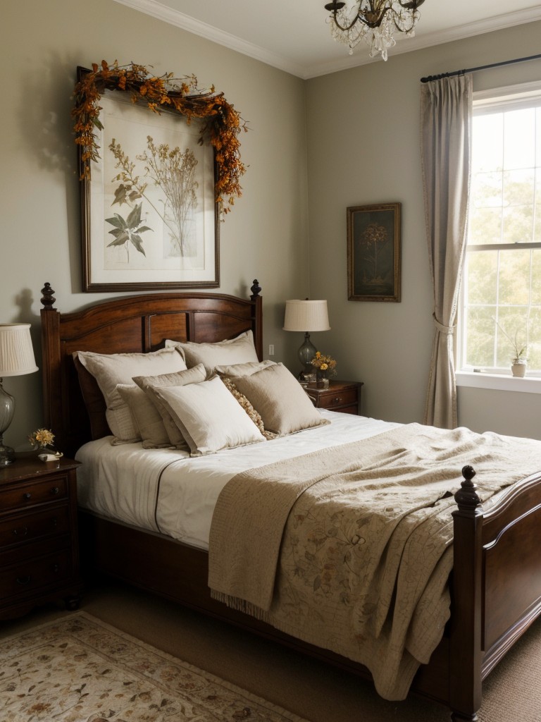 Nature-inspired Victorian Bedroom Decor: Floral Touches for a Cozy Apartment