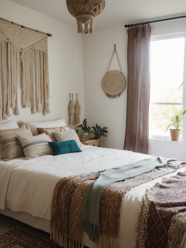 Boho Chic Bedroom: Mix Patterns & Textures for a Dreamy Look