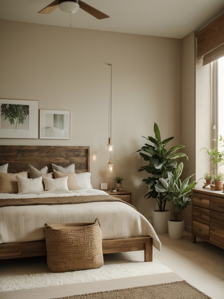 Serene & Grounding Bedroom Vibes: Nature-inspired decor for your apartment!