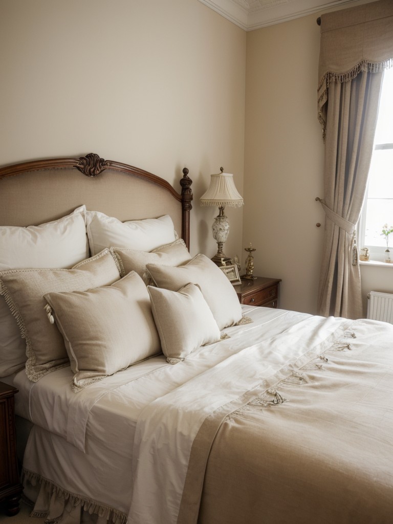 Victorian Bedroom Elegance: Add Trims & Tassels for Luxury