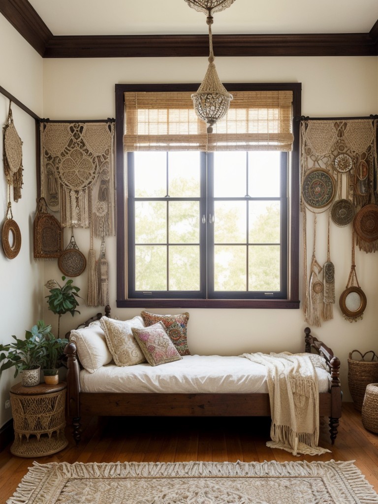 Boho Chic Bedroom Makeover: Embrace Victorian Glam with Macrame, Tapestries & More!