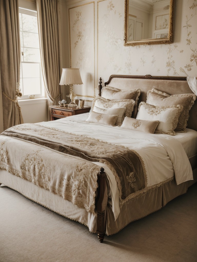 Opulent Victorian Bedroom: Luxe Details for a Dreamy Apartment