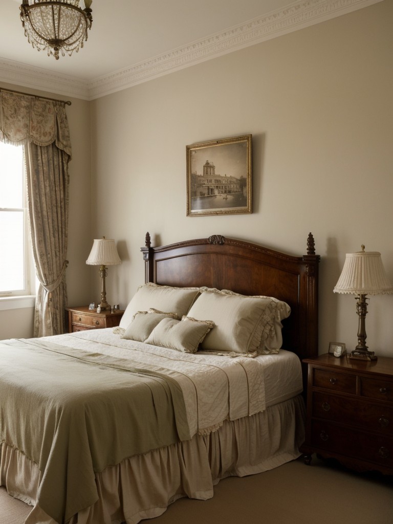 Vintage-inspired Victorian Bedroom: Luxurious Nostalgia for Your Apartment