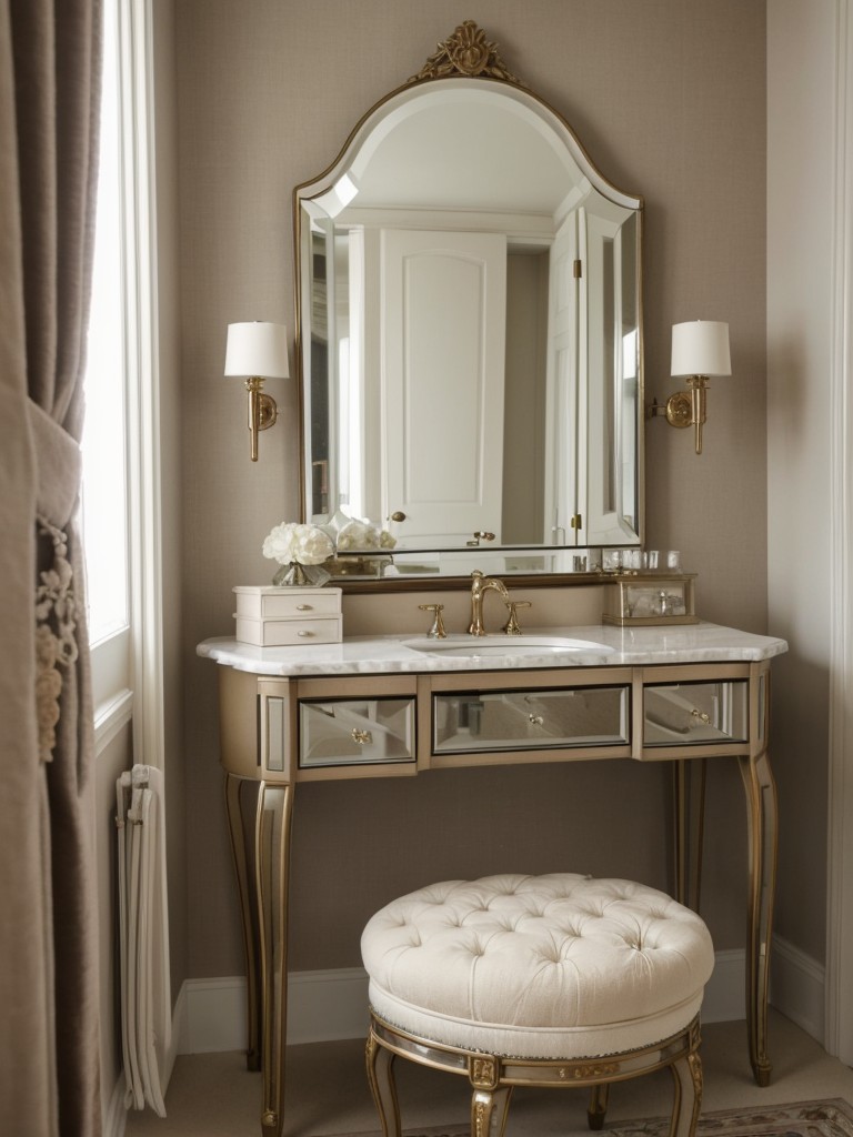 Vintage Glamour: Create the Perfect Victorian Bedroom with a Luxe Vanity