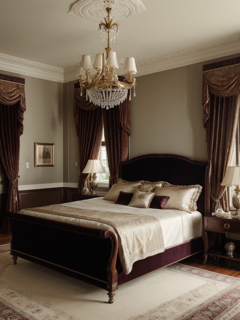 Luxurious Victorian Bedroom Ideas: Dramatic Drapes for Elegance!