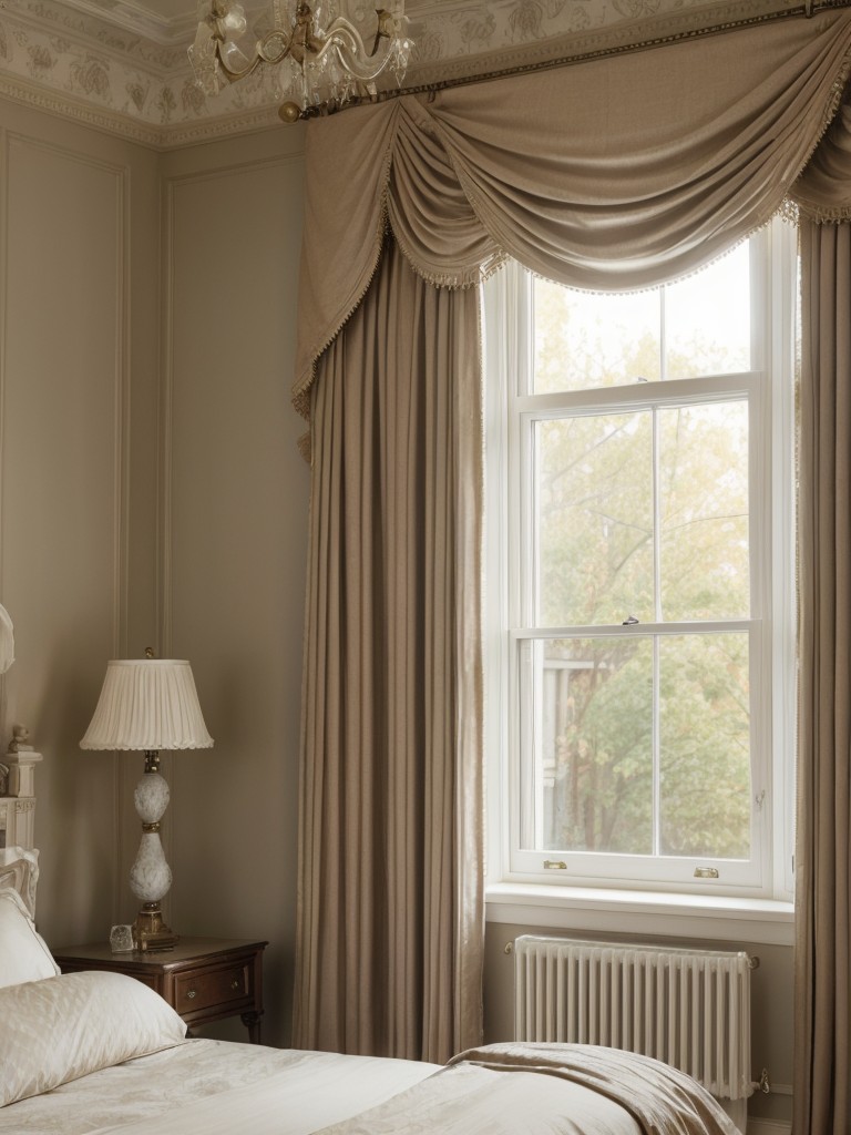 Create an Intimate Victorian Bedroom Retreat with Luxurious Curtains