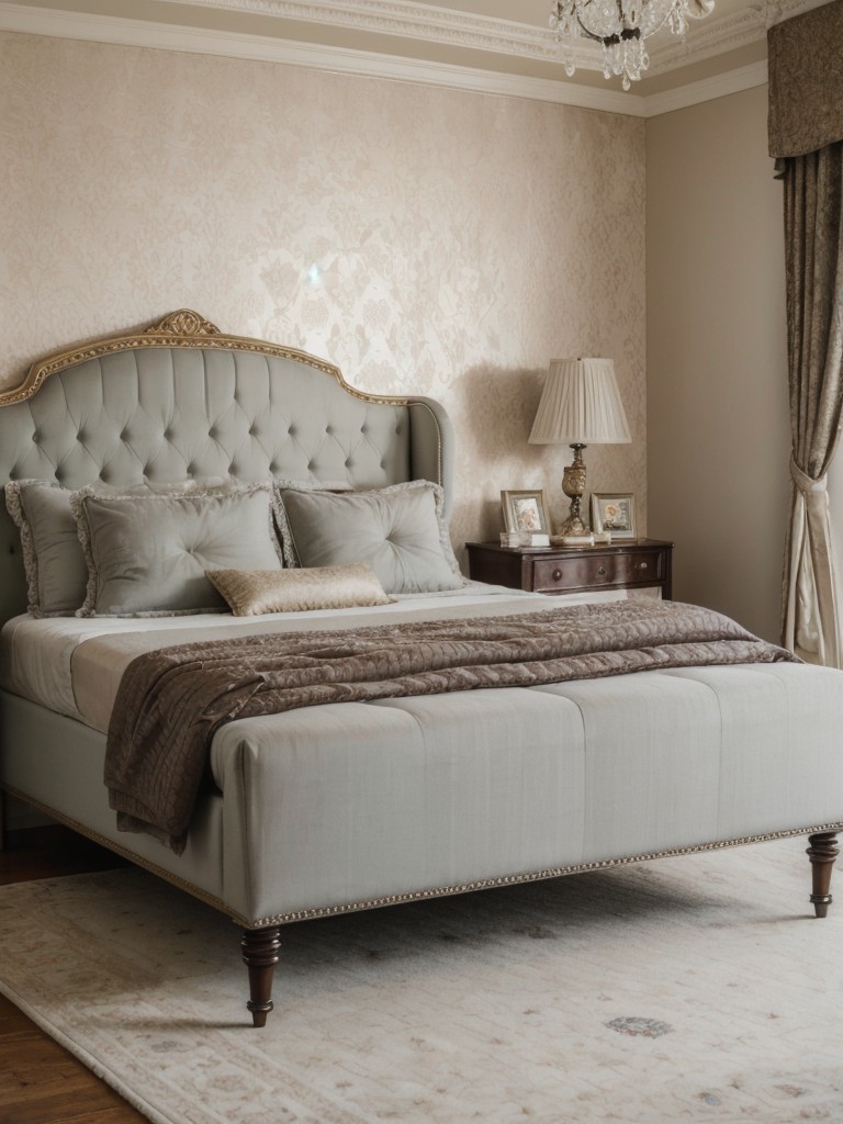 Create a Magical Victorian Bedroom with Tufted Ottoman Seating!
