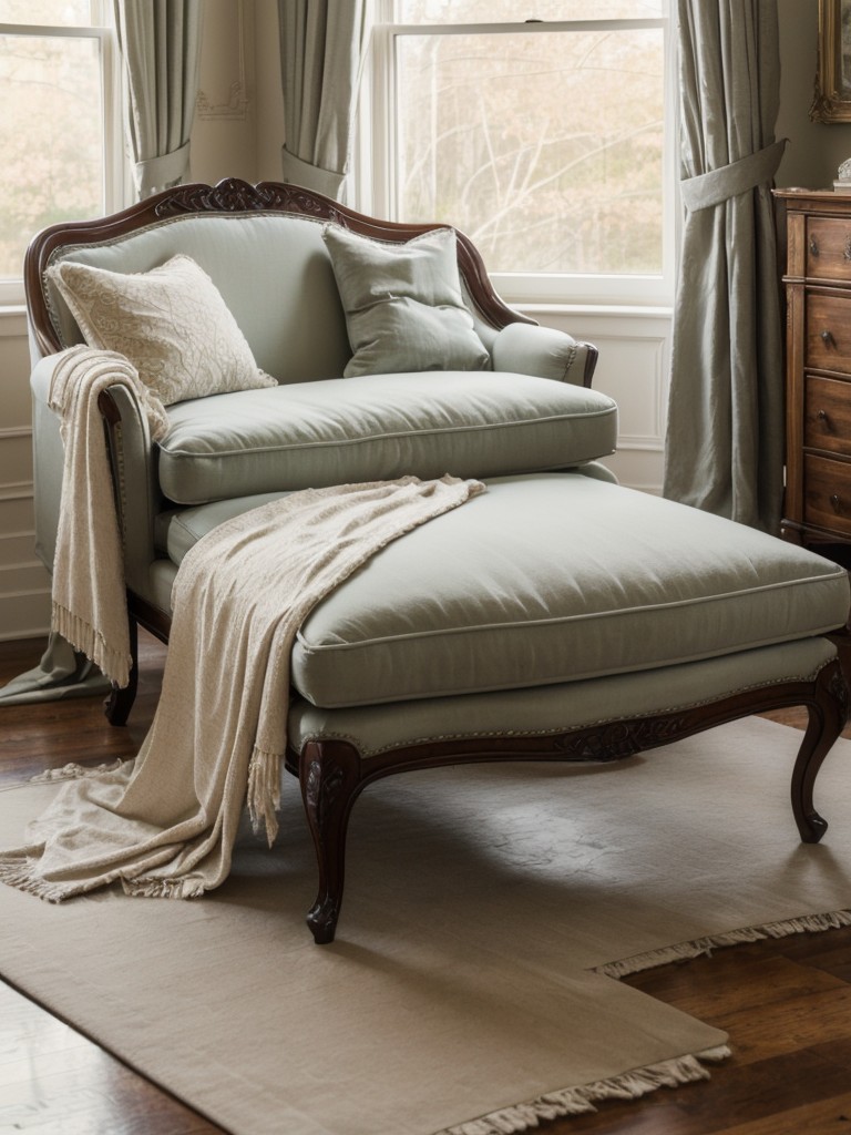 Create a Luxurious Victorian Bedroom with Chaise Lounge & Cozy Reading Nook