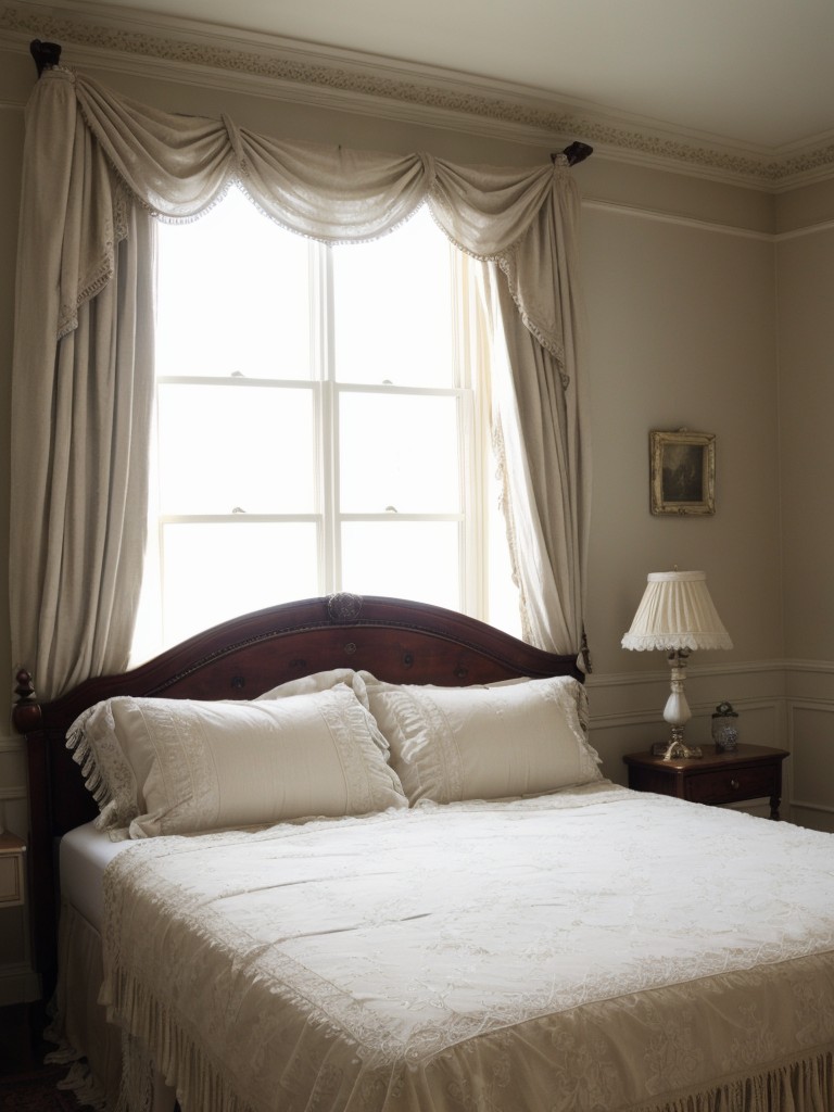 Victorian Opulence: Create a Magical Bedroom with Fringed Bedspreads & Lace-trimmed Pillows!