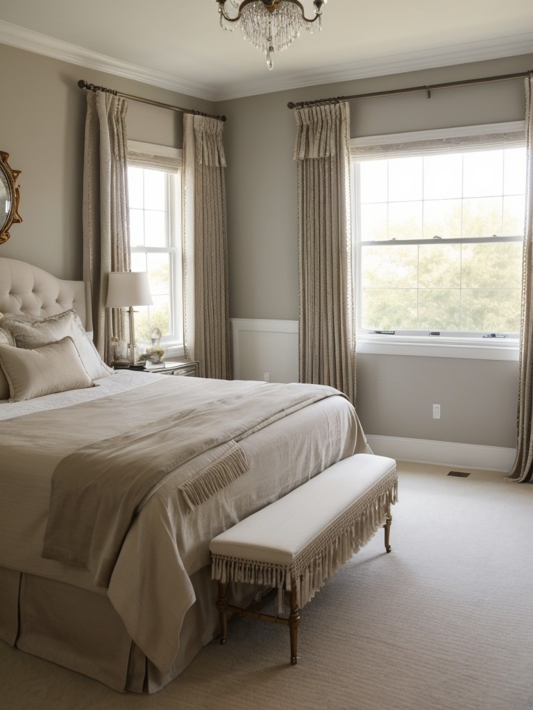 Modern meets Victorian: Elevate Your Bedroom with Luxe Drapes!