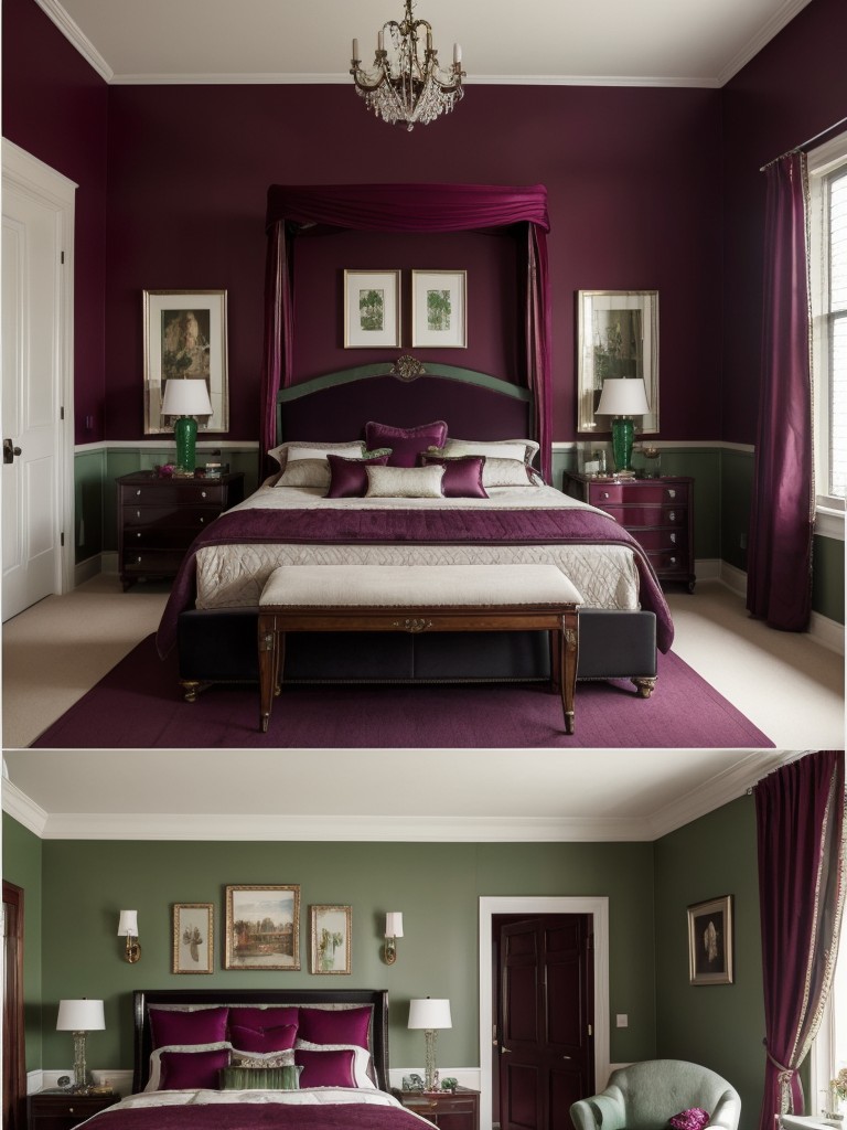 Victorian Glam: Jewel Tones for Modern Bedroom Decor