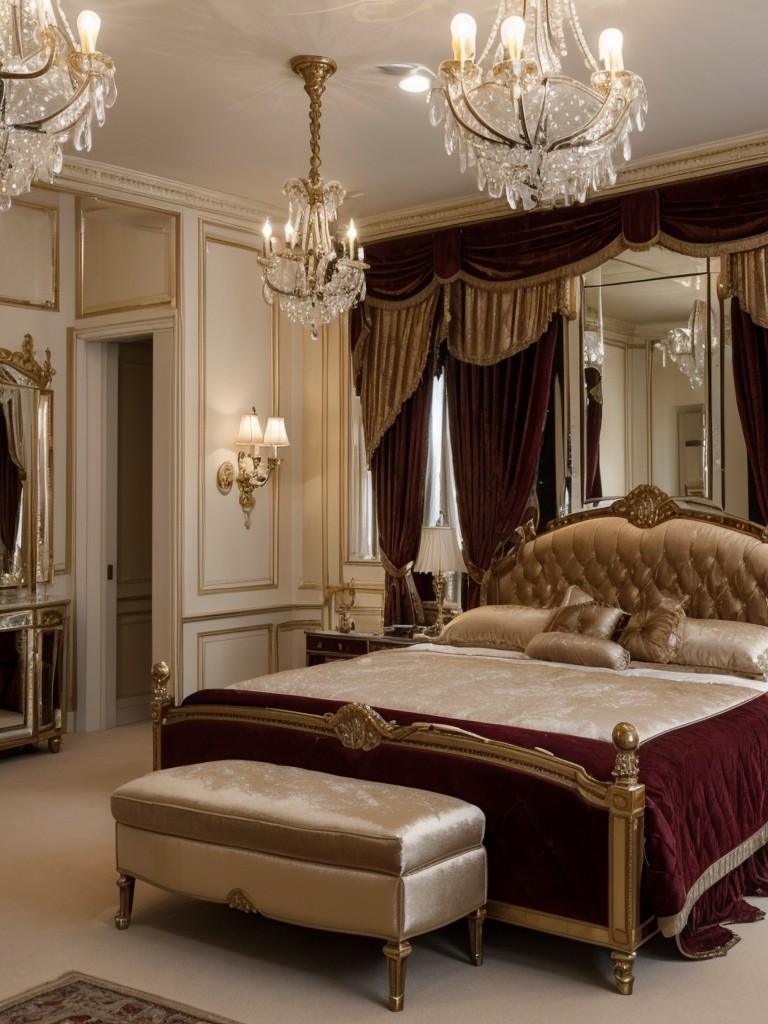 Victorian Inspired Glam: Luxe Apartment Bedroom Ideas