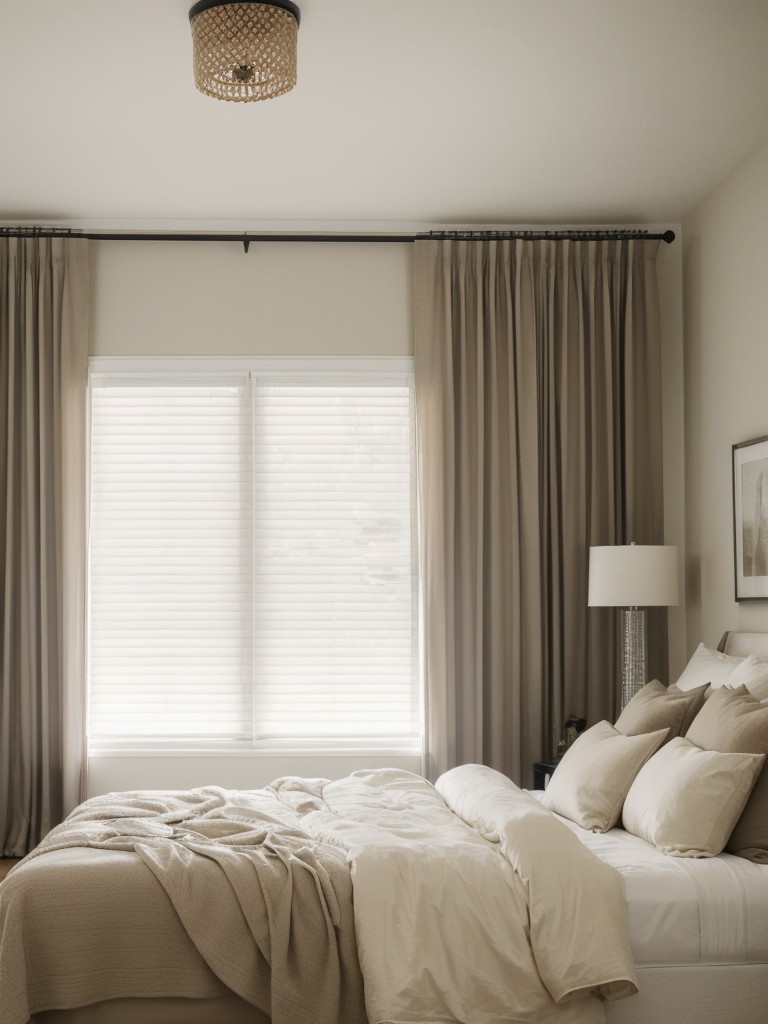 Create a Serene Bedroom Oasis with Light-Filtering Curtains