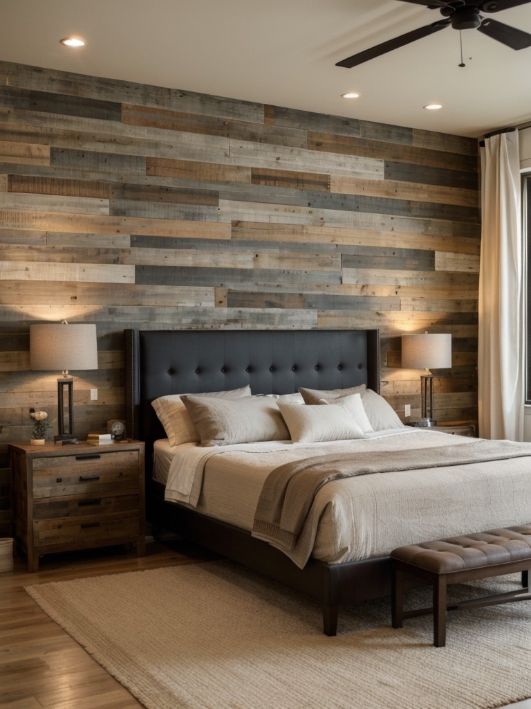 Stylish Apartment Bedroom: Elevate Your Design with Textured Walls