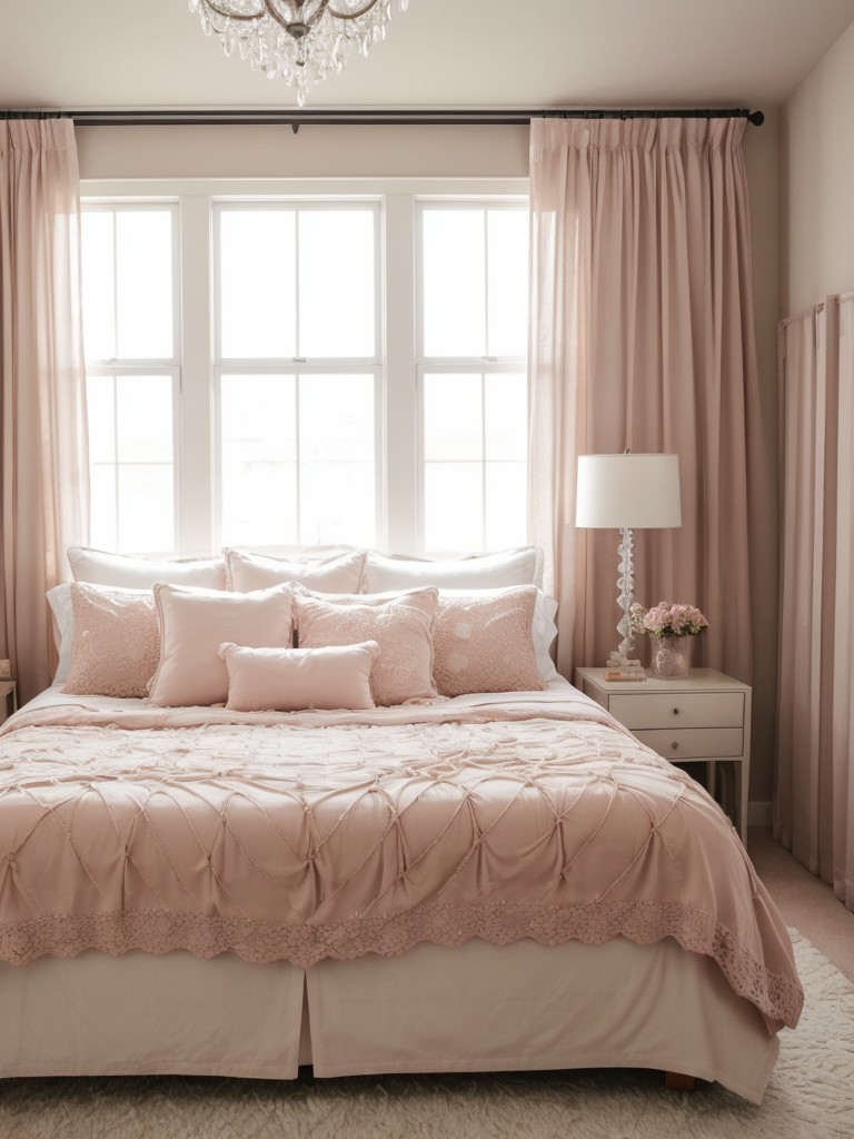 Romantic Bedroom Inspiration: Lace, Drapes, and Soft Lighting