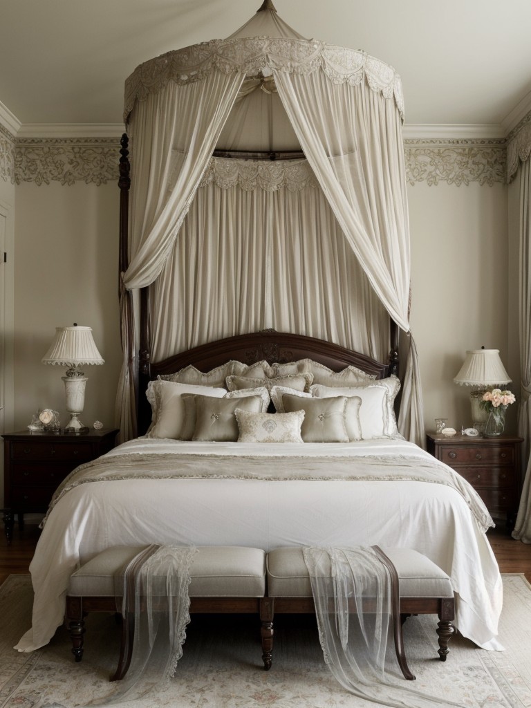 Whimsical Victorian Bedroom: Canopy Bed Inspiration