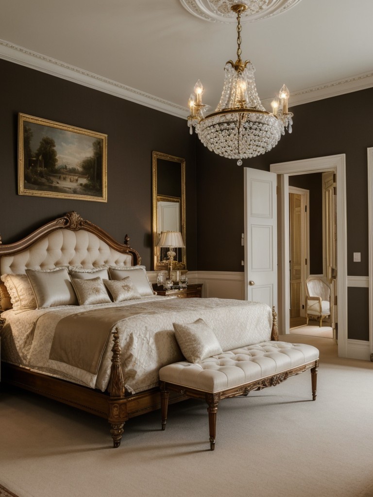 Regal Victorian Bedroom Decor: Create a Romantic Ambiance with Crystal Lamps