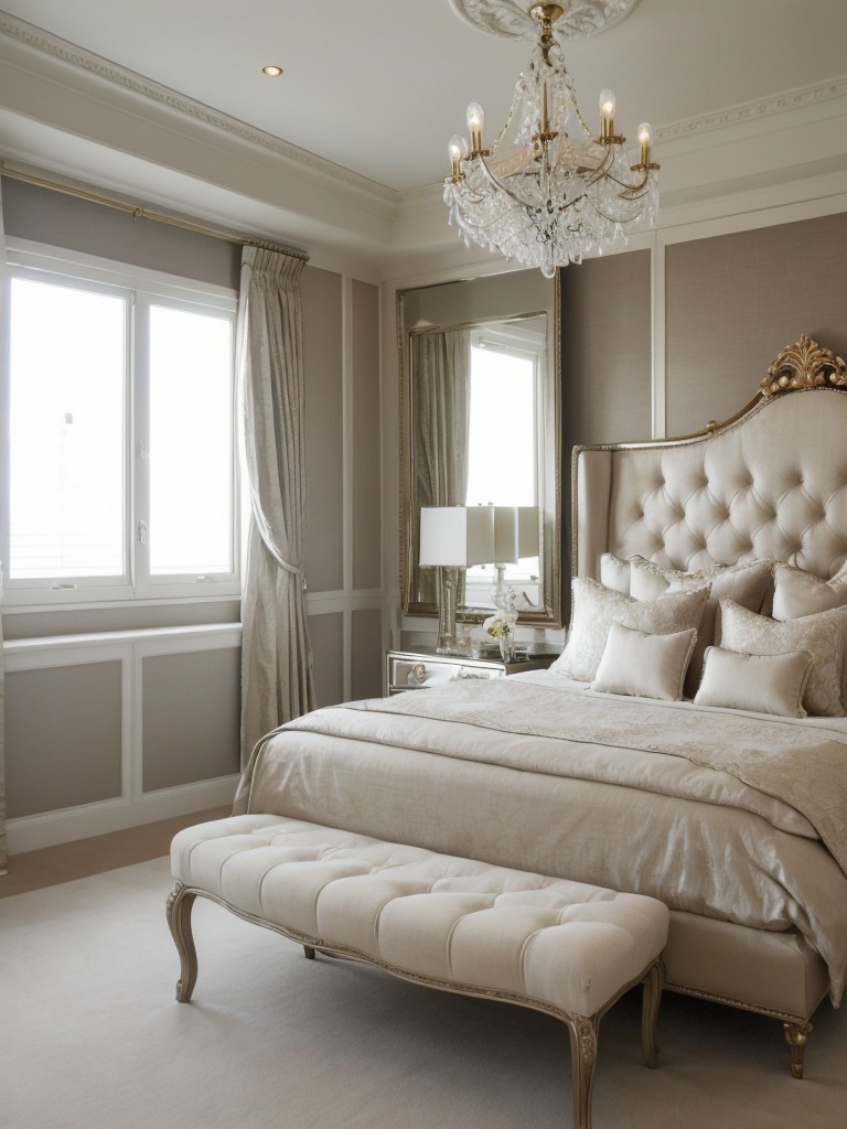 French-inspired elegance: Transform your apartment into a romantic retreat.