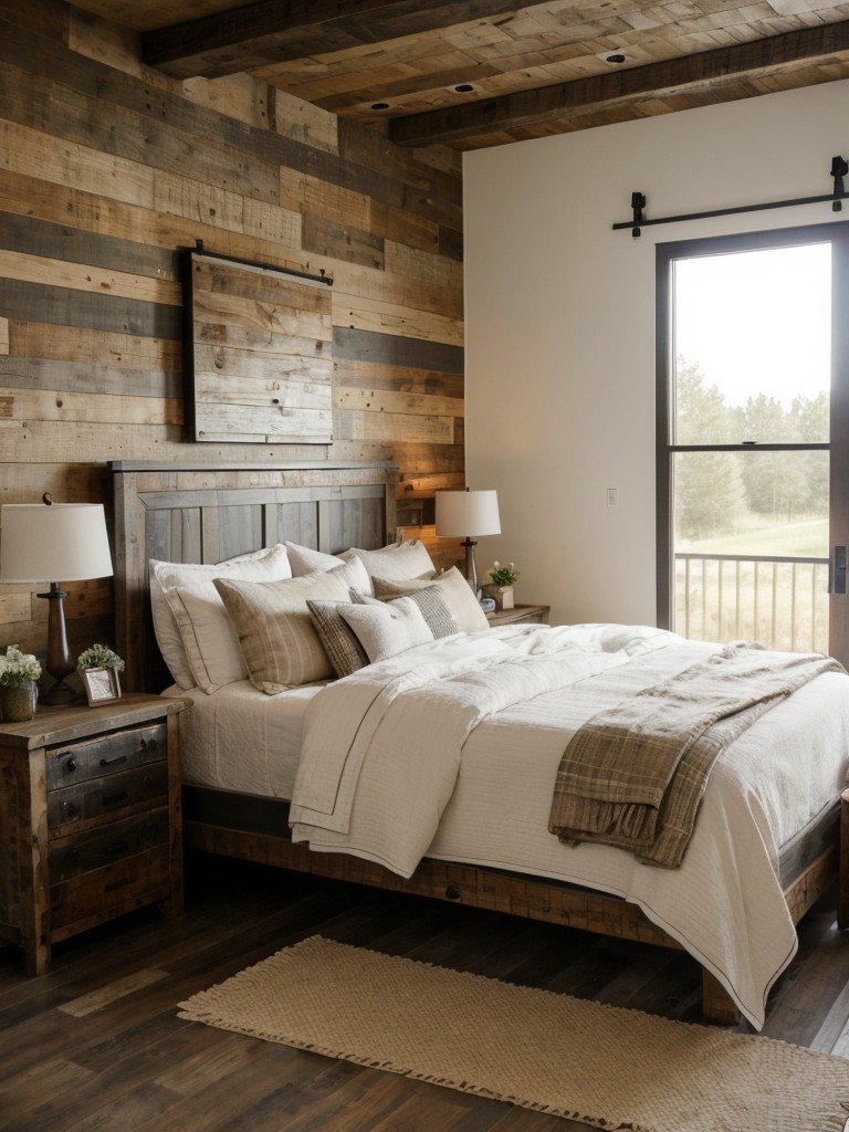 Rustic & Farmhouse-inspired Bedroom Design Ideas!