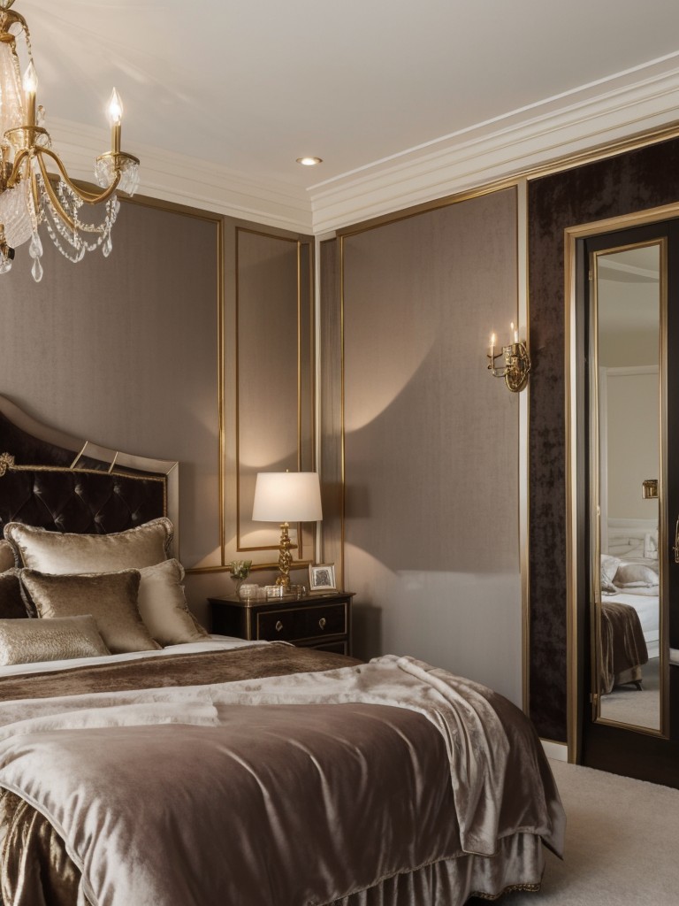 Victorian Glamour: Metallic Accents & Luxe Velvet Headboards