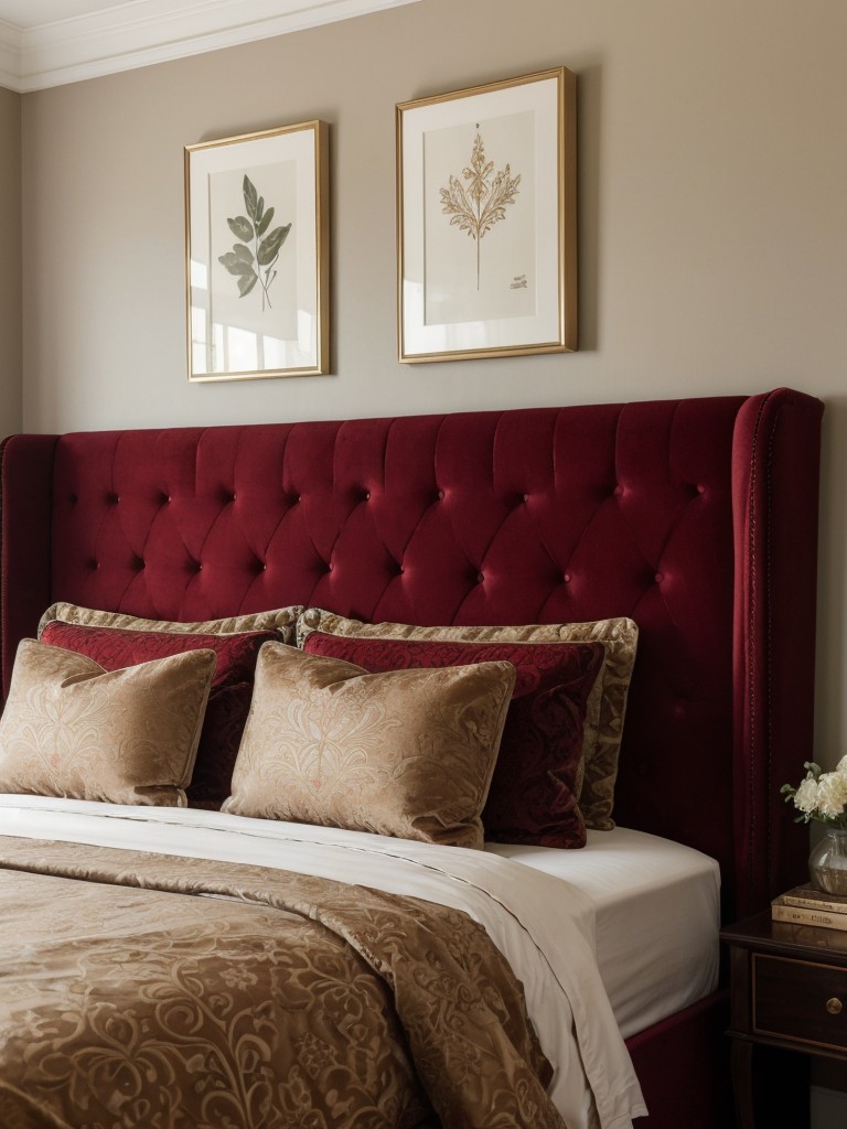 Introducing Victorian-Inspired Bedroom Decor. Elevate your space with a bold, luxurious headboard.