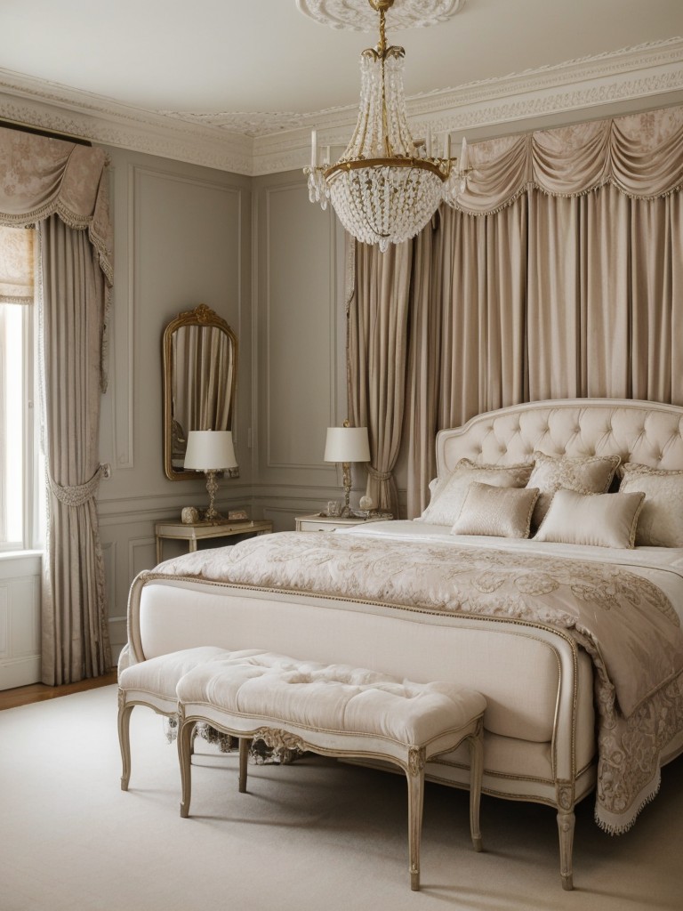 French-inspired bedroom: create dreamy elegance with unexpected pairings.