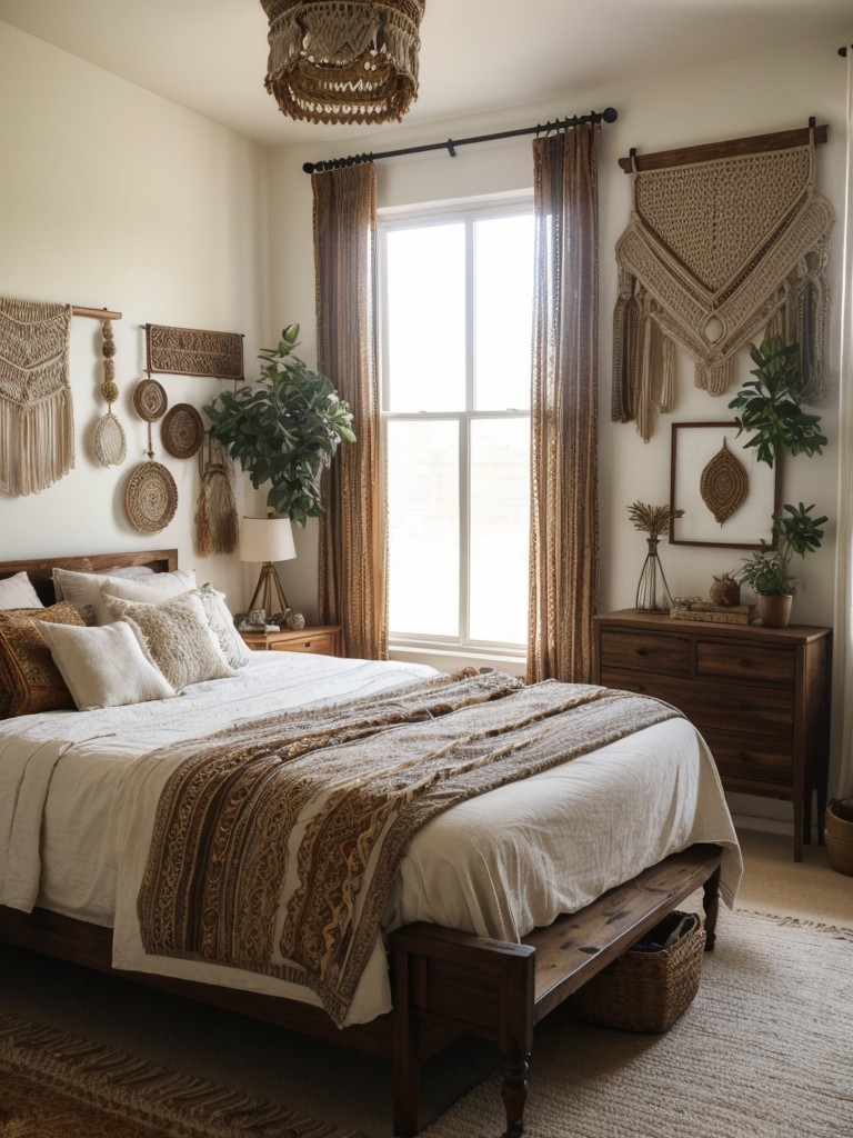 Boho Chic Apartment Inspo: Elevate Your Space with Eclectic Bedroom Designs!