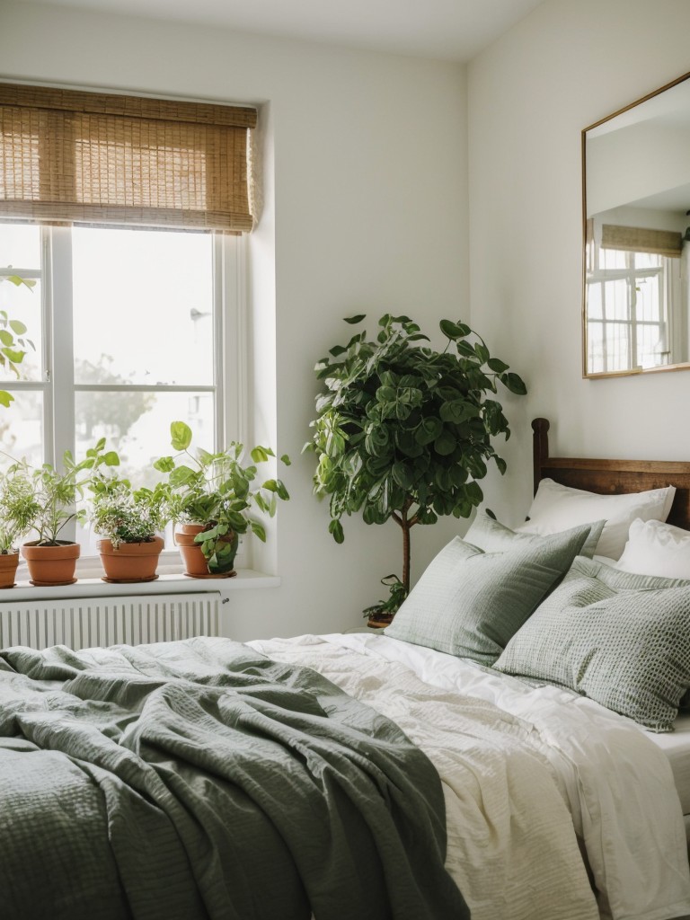 Green up Your Bedroom with Potted Plants and Vertical Gardens!