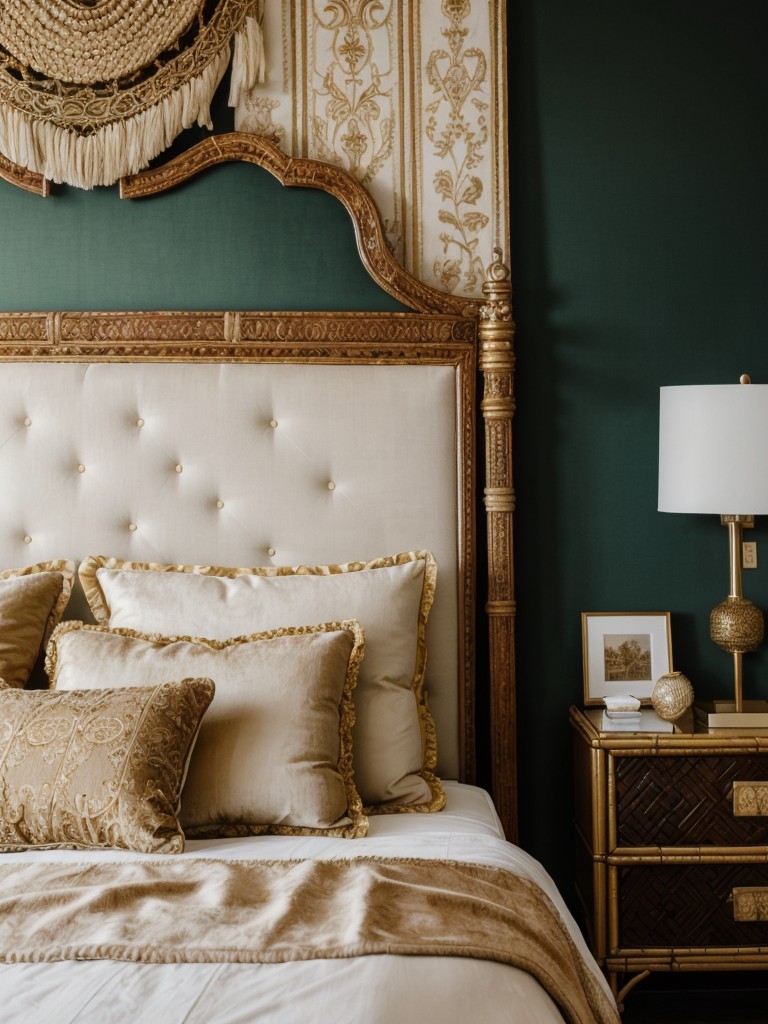 Elevate your bedroom with a statement headboard. Luxe velvet, carved wood, or woven rattan options.