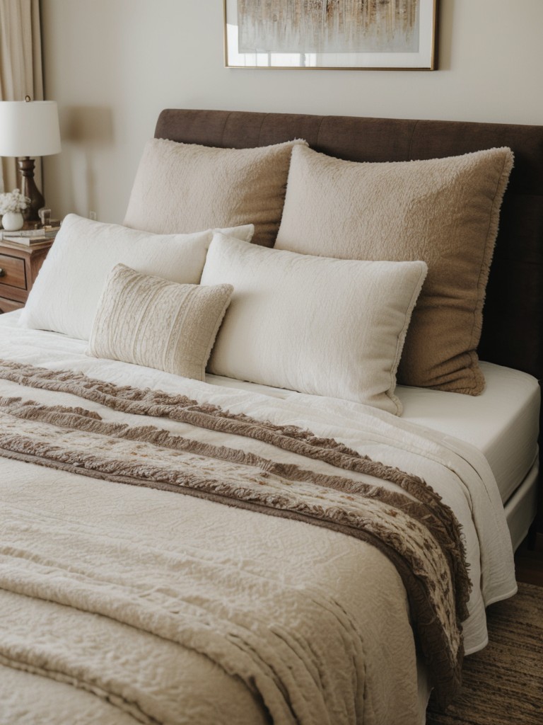 Layered Textures for a Cozy Apartment Bedroom