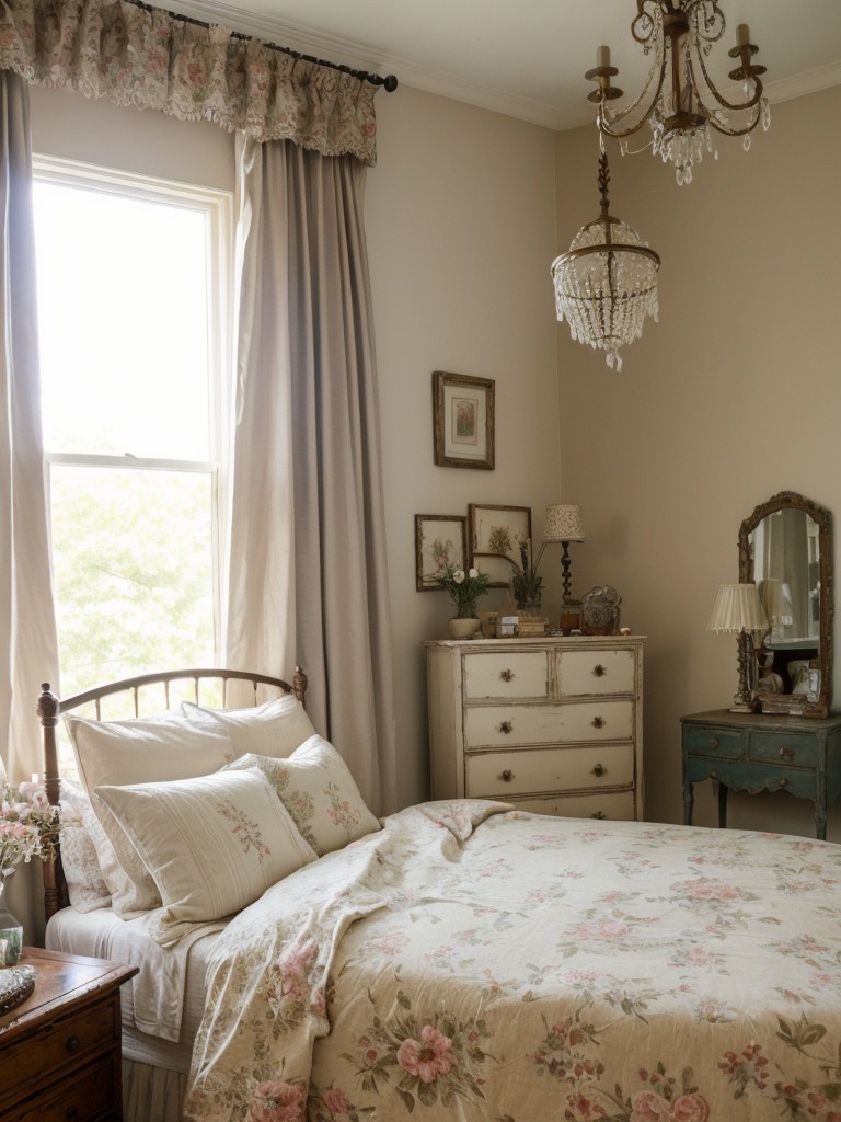 Vintage Vibes: Antique Furniture and Delicate Lace for Bedroom Bliss