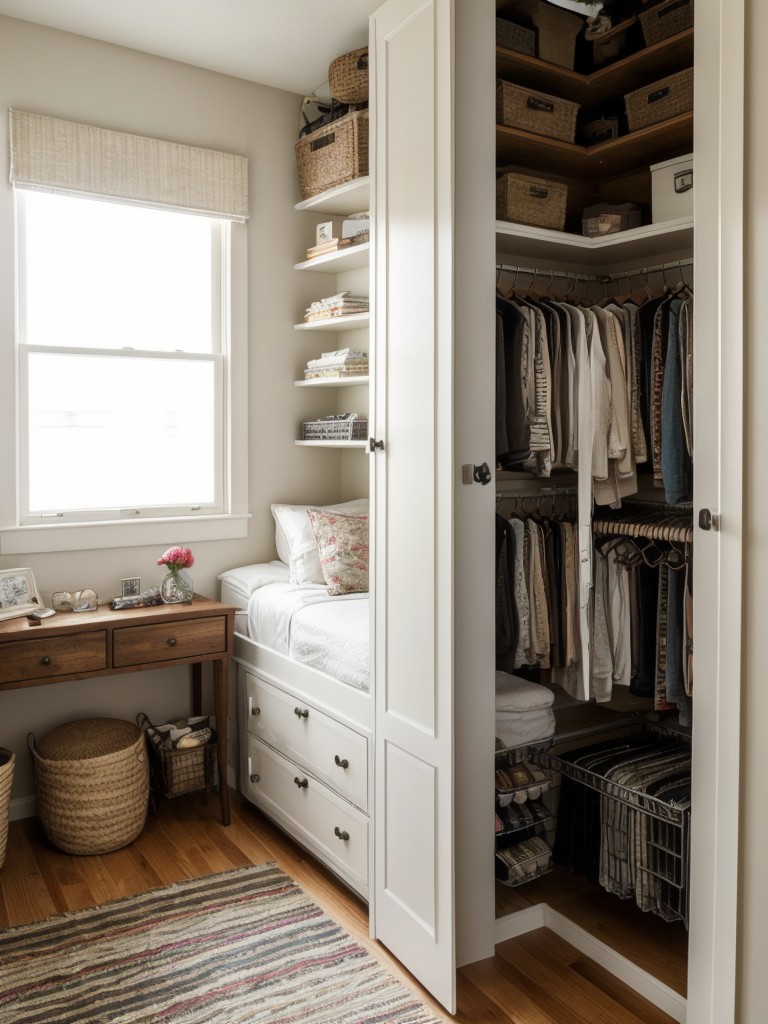 Maximize Your Apartment's Space with Clever Bedroom Storage!