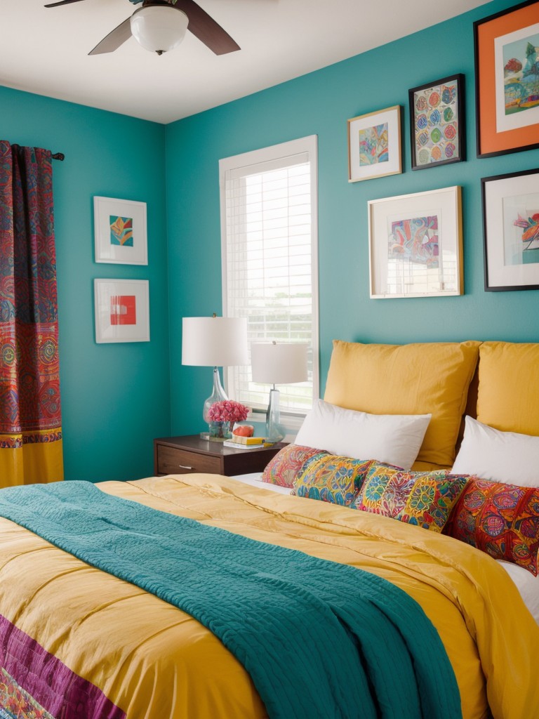 Vibrant Eclectic Bedroom: Bold Designs That Wow!