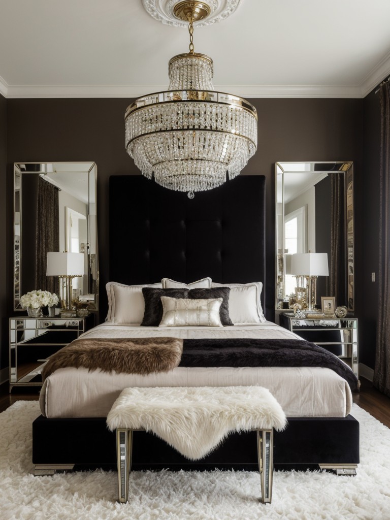 Inspirational Apartment Bedroom Ideas: Glamorous Touch with Luxurious Textures!