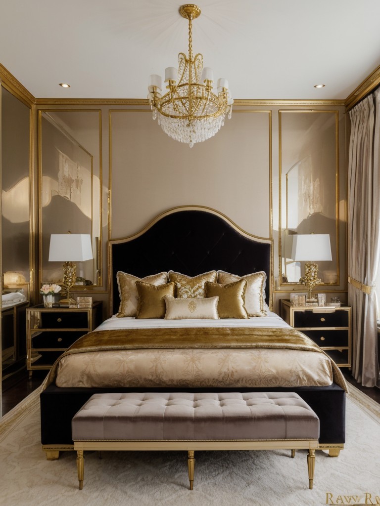 Hollywood Regency Glam: Elevate Your Apartment with Old Hollywood-Inspired Bedroom Vibes