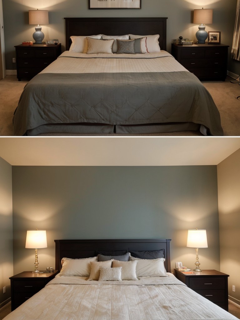 Bedroom Transformation: Elevate your space with layered lighting!