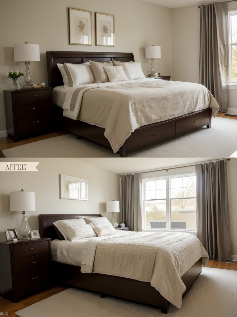 Transform Your Bedroom with Timeless Elegance: Before & After Makeover