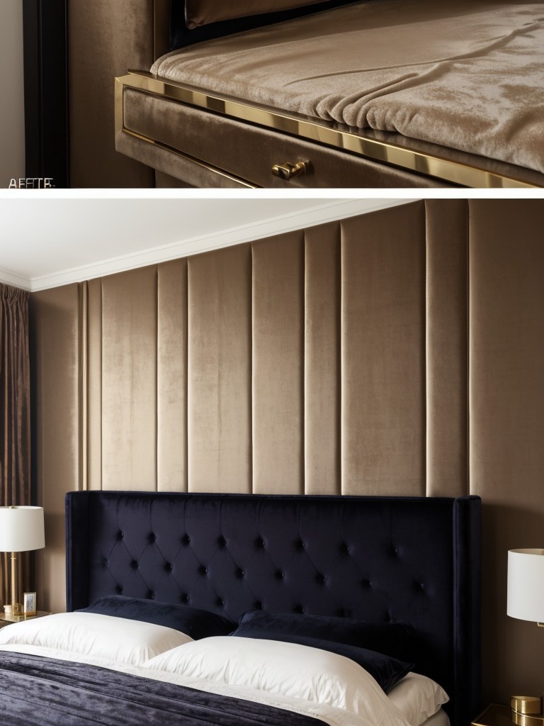 Velvet & Metallic: Transform Your Bedroom into Luxe Living!