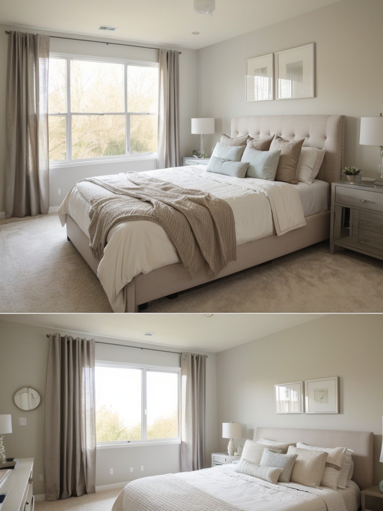 Transform Your Bedroom Into a Serene Oasis with Neutral Tones and Soft Pastels!