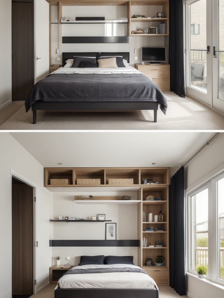 Maximize Your Apartment's Potential: Clever Storage and Versatile Furniture for a Stylish Bedroom