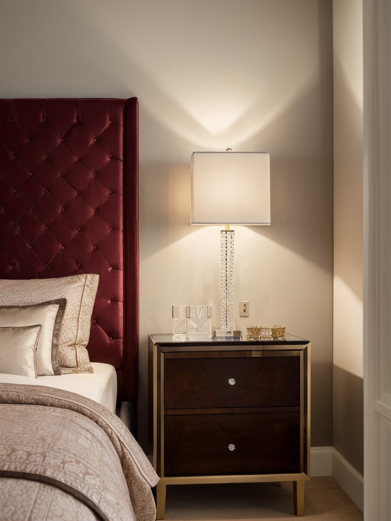 Create a Luxe Apartment Bedroom with Glamorous Decor