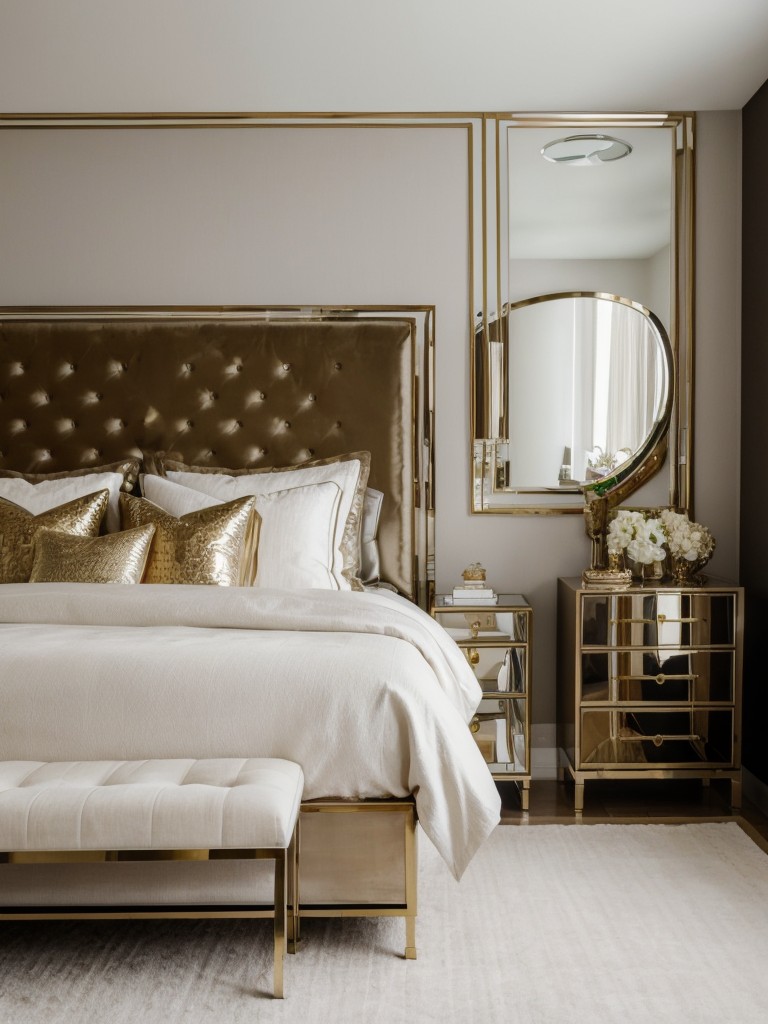 Apartment Chic: Elevating Your Bedroom with Metallic Accents